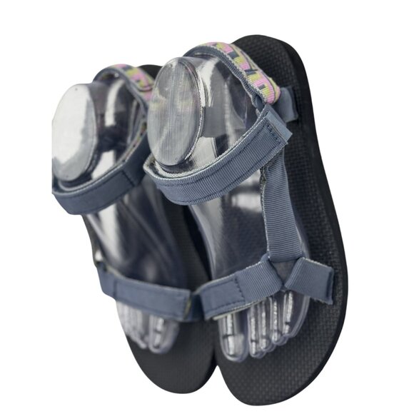 Teva Original Universal Slide Womens Size 9 Blue Multicolor Textural Sandals - Picture 5 of 11